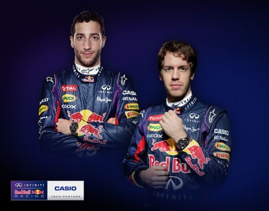 Casio Edifice a Infiniti Red Bull Racing